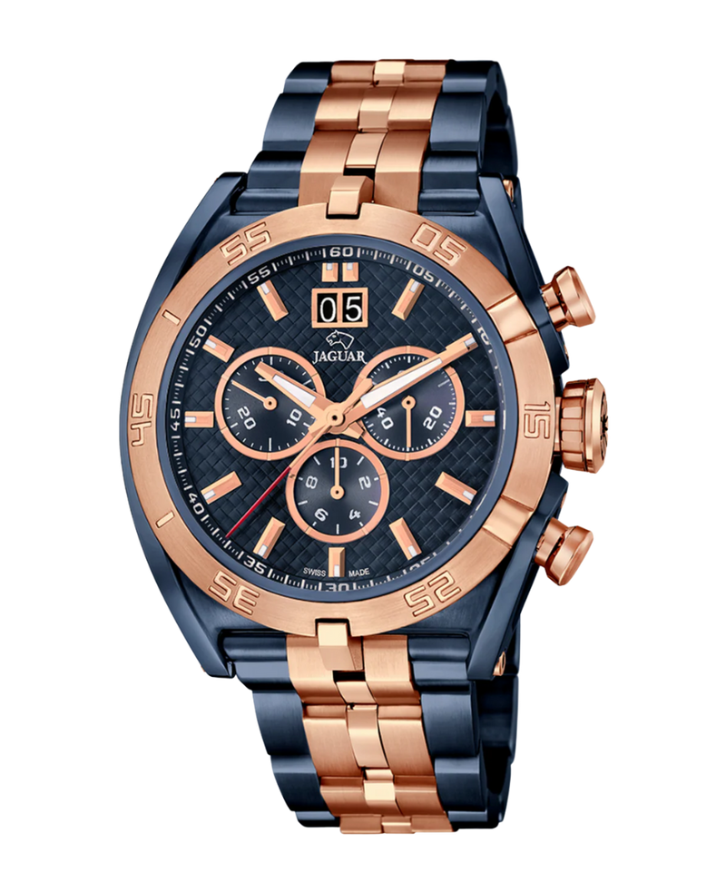 Jaguar Special Edition cronógrafo J810/1 reloj hombre acero azul 45,8mm cristal zafiro