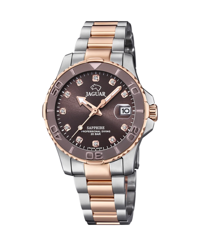 JAGUAR COUPLE DIVER J871/2 BROWN WOMEN'S