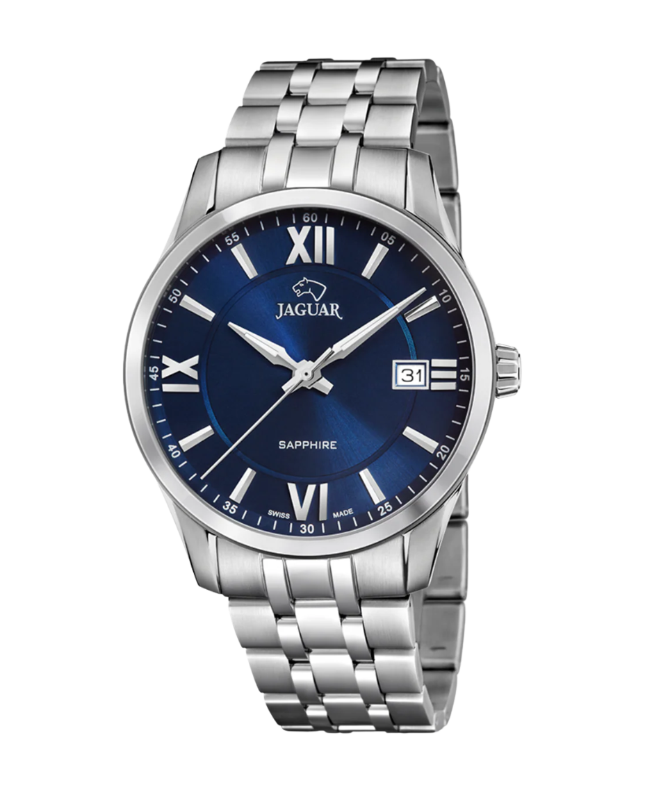 Jaguar Acamar J964/2 reloj hombre acero inoxidable esfera azul cristal zafiro