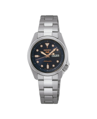 Seiko 5 Sports Mini Automático SRE003K1 reloj mujer acero esfera negra