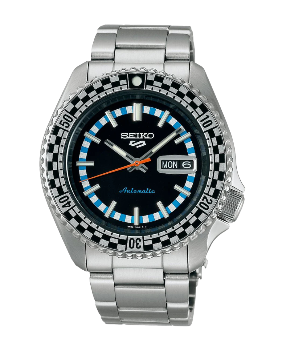 Seiko 5 Sports Rally Diver Automático SRPK67K1 reloj hombre acero negro