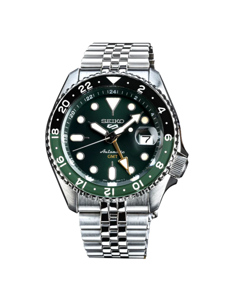 Seiko 5 Sports SSK035K1 reloj hombre automático acero esfera verde