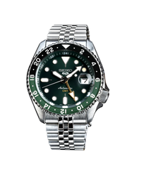 Seiko 5 Sports SSK035K1 reloj hombre automático acero esfera verde