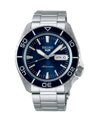 Seiko 5 Sports SRPK97K1 reloj hombre acero esfera azul automático