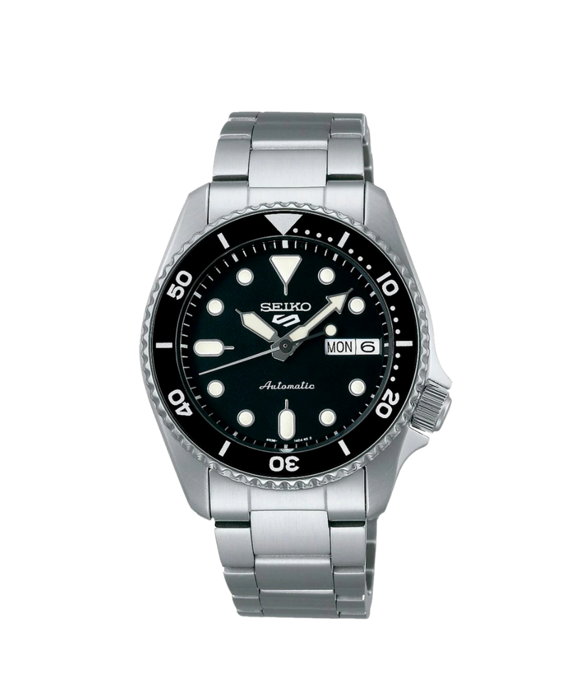 Seiko 5 Sports Automático SRPK29K1 reloj hombre acero negro 38mm
