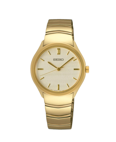 Seiko Ladies Cuarzo 3 Agujas IP Dorado SUR552P1