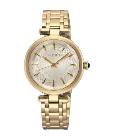 Seiko Ladies Cuarzo Dorado Esf Redonda SRZ554P1
