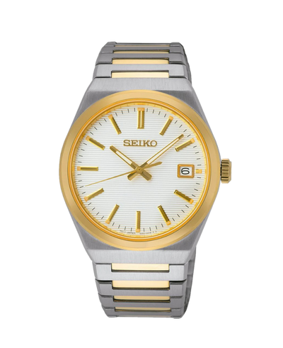 Seiko Neo Classic 3 Agujas C. Zafiro Bicolor SUR558P1