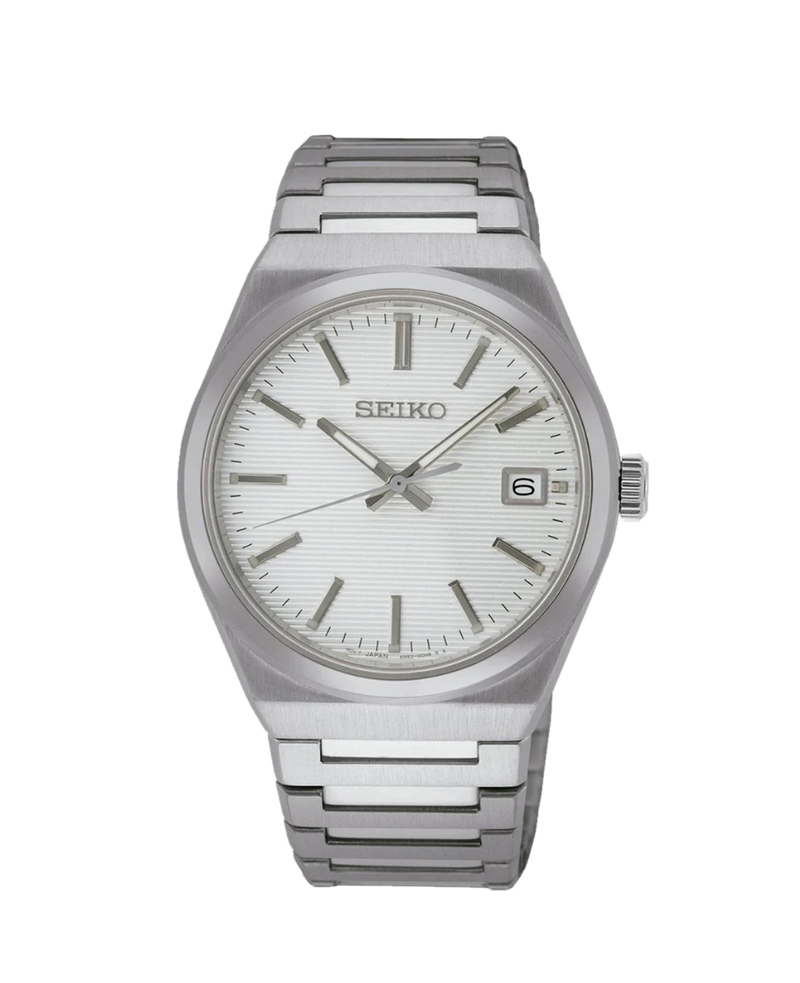 Seiko Neo Classic SUR553P1 reloj hombre acero blanco esfera zafiro