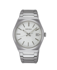 Seiko Neo Classic SUR553P1 reloj hombre acero blanco esfera zafiro