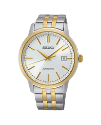 Seiko Neo Classic Automático SRPH92K1 reloj hombre acero bicolor esfera blanca