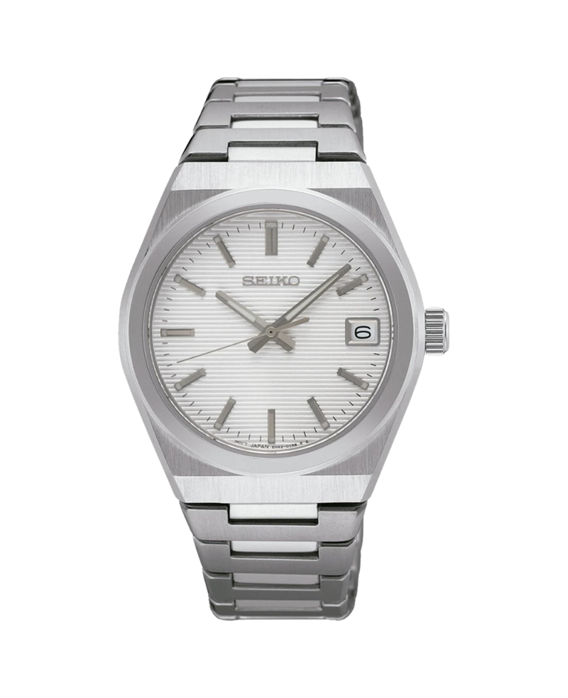 Seiko Neo Classic Essentials SUR573P1 reloj hombre acero esfera blanca
