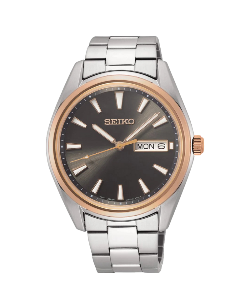 Seiko Neo Classic SUR344P1 reloj hombre acero plata esfera negra