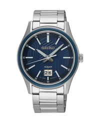 Seiko Neo Sports SUR559P1 reloj hombre acero esfera azul cristal zafiro