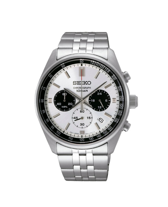 Seiko Neo Sports Crono 41,5mm Esf Blanca SSB425P1