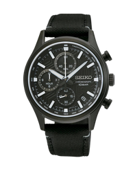 Seiko Neo Sports Cronógrafo SSB421P1 reloj hombre acero negro cristal zafiro