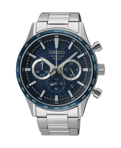Seiko Neo Sports Crono Cuarzo Bisel Azul SSB445P1