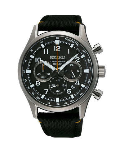 Seiko Neo Sports Crono Cuarzo Negro Correa SSB449P1