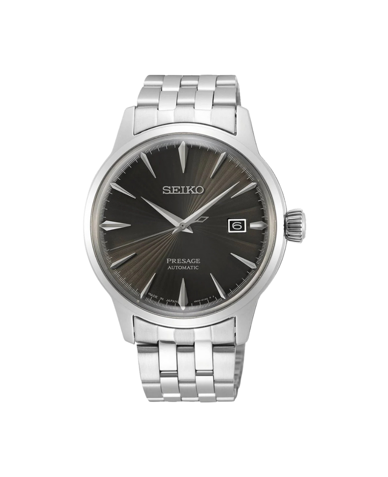 Seiko Presage Cocktail Automático SRPE17J1 reloj hombre acero negro