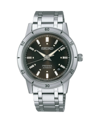 Seiko Presage Style 60's SRPL09J1 reloj hombre acero esfera marrón vintage