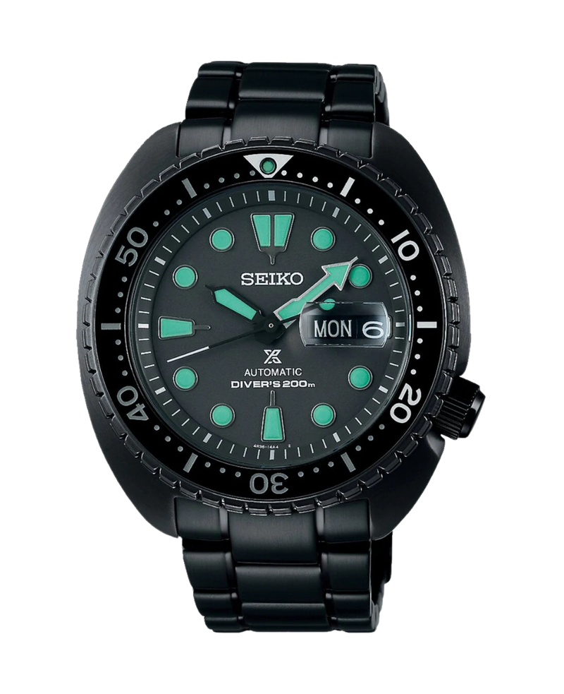 Seiko Prospex Black Series Diver SRPK43K1 reloj hombre acero negro 45mm