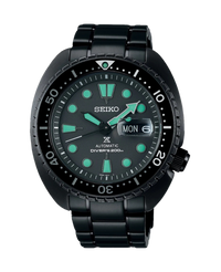 Seiko Prospex Black Series Diver SRPK43K1 reloj hombre acero negro 45mm