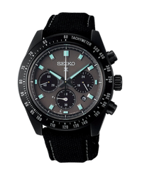 Seiko Prospex Black Series Speedtimer SSC923P1 reloj hombre acero negro cronógrafo solar