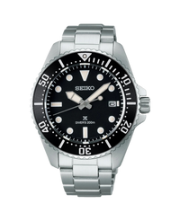 Seiko Prospex Diver's Solar SNE597P1 reloj hombre acero negro cristal zafiro