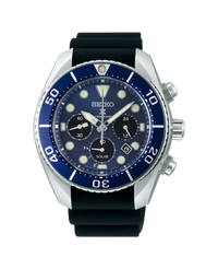 Seiko Prospex Diver's Sumo Cronógrafo Solar SSC759J1 reloj hombre acero esfera azul