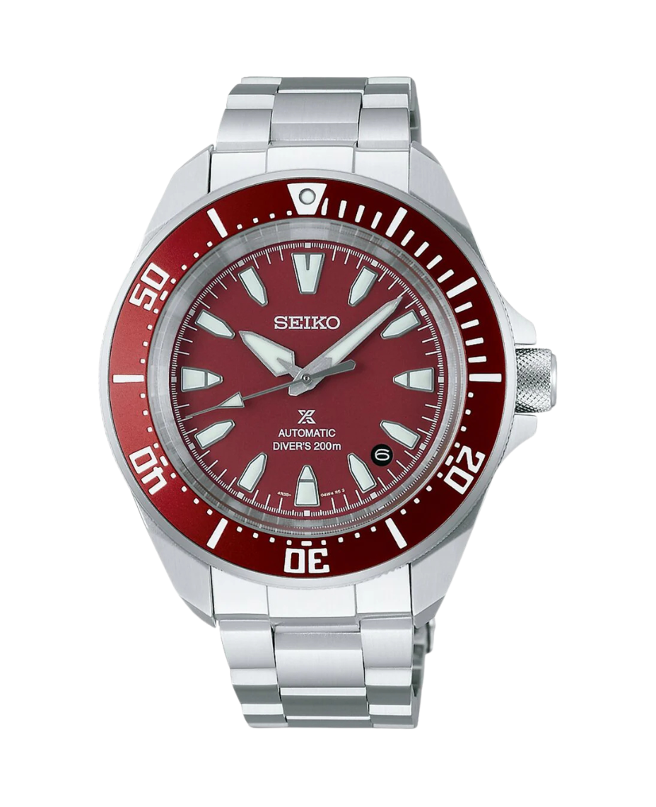 Seiko Prospex Mar Samurai SRPL11K1 reloj hombre acero esfera marrón diver's 200m automático