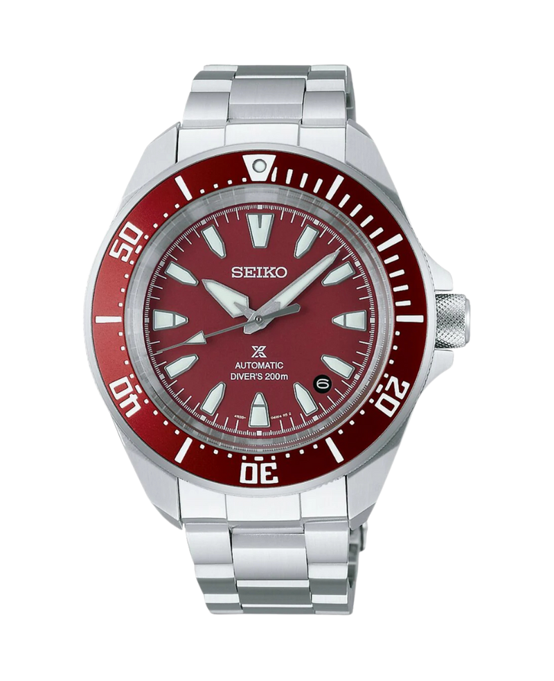 Seiko Prospex Mar Samurai SRPL11K1 reloj hombre acero esfera marrón diver's 200m automático