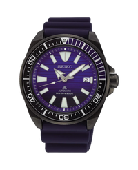Seiko Prospex Save The Ocean Black Samurai SRPD09K1 reloj hombre acero negro esfera azul