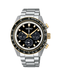 Seiko Prospex Speedtimer Solar SSC941P1 reloj hombre acero negro con cronógrafo