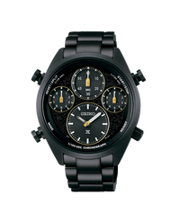 Seiko Prospex Speedtimer Solar SFJ007P1 reloj hombre acero negro cronógrafo