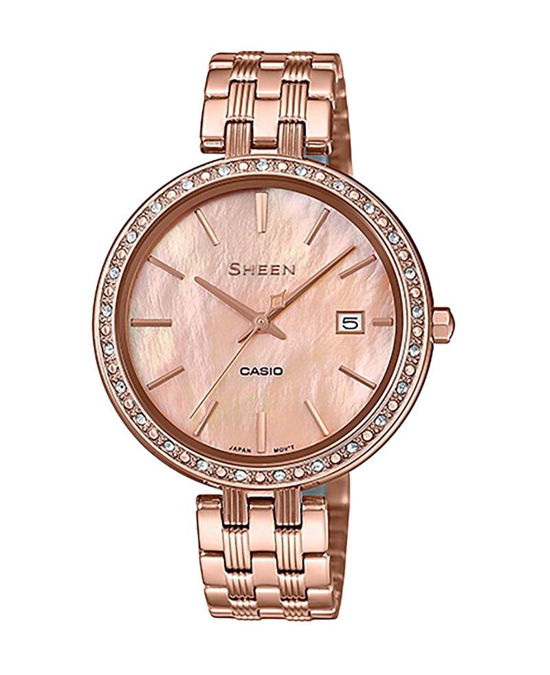 Casio Collection SHE-4052PG-4AUEF reloj mujer acero inoxidable oro rosado