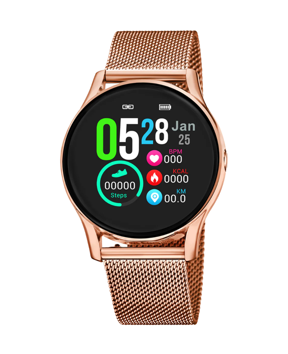 Lotus Smartwatch 50001/A reloj inteligente mujer acero inoxidable rosa esfera negra