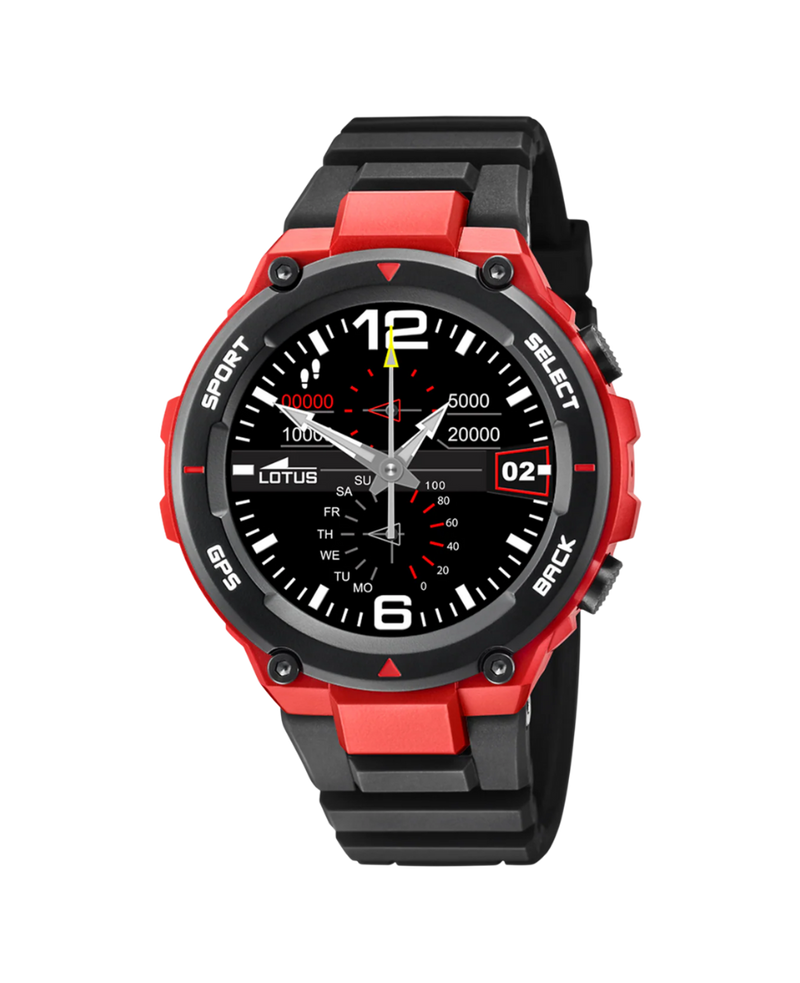 Lotus Smartwatch 50024/1 reloj hombre caucho negro funciones inteligentes