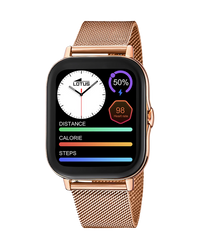 Lotus Smartwatch 50045/1 reloj mujer aleación zinc pulsera rosa esfera negra