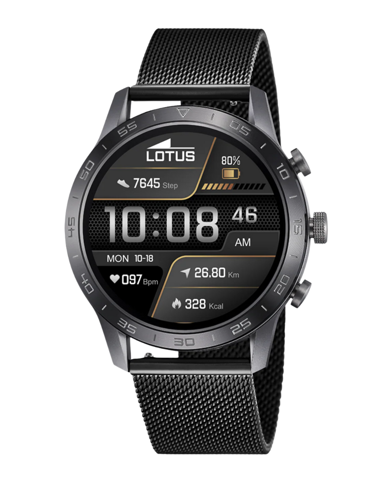 Lotus Smartwatch 50048/1 reloj hombre inteligente aleación zinc negro acero