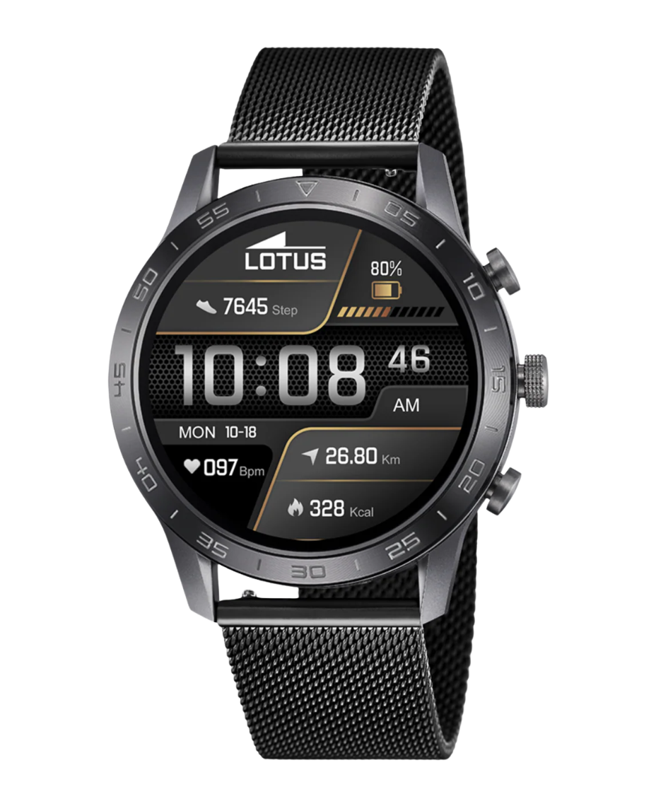 Lotus Smartwatch 50048/1 reloj hombre inteligente aleación zinc negro acero