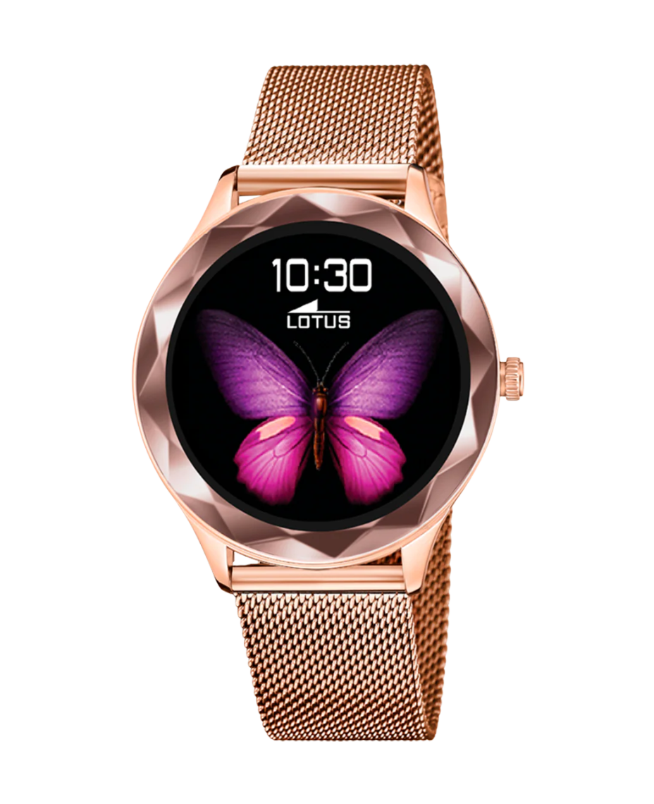 Lotus Classic 50036/1 smartwatch mujer acero rosa esfera negra